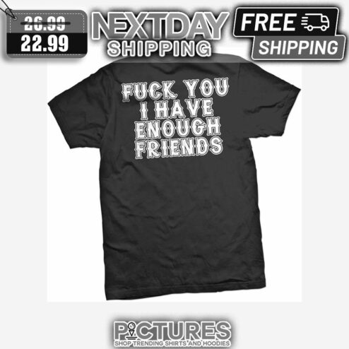 Fuck You I Have Enough Friends shirt