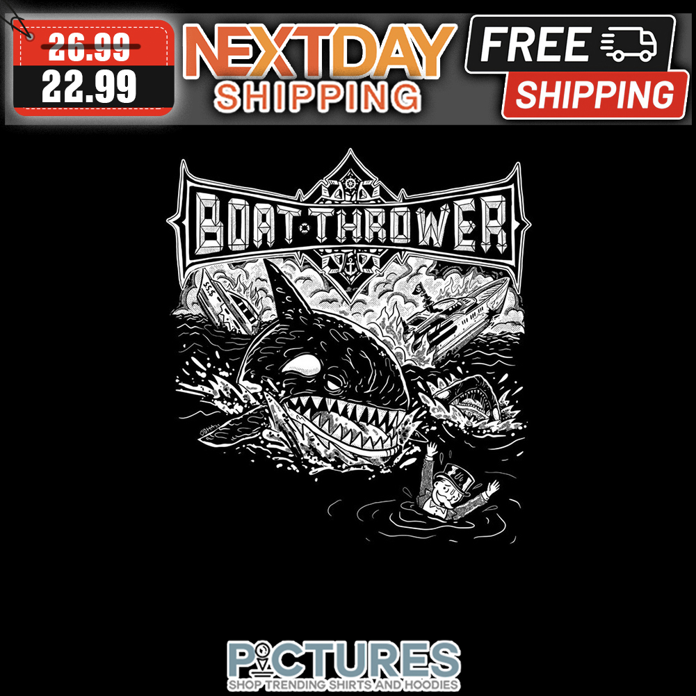 Shark Boat Thrower shirt