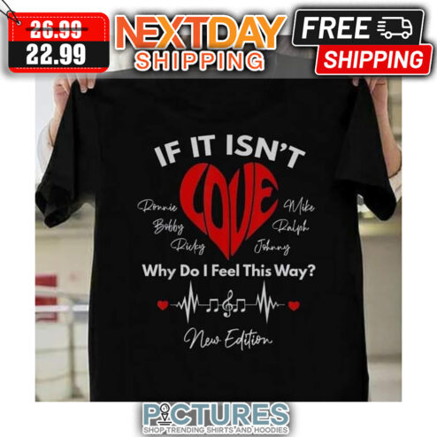 If It Isn't Love Why Do I Feel This What New Edition Signatures shirt