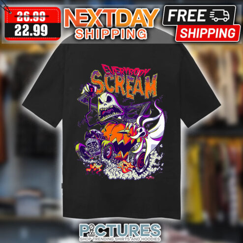 Jack Skellington Everybody Scream Halloween shirt