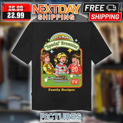 Let's Make Special Brownies As Seen On TV Family Recipes Halloween shirt