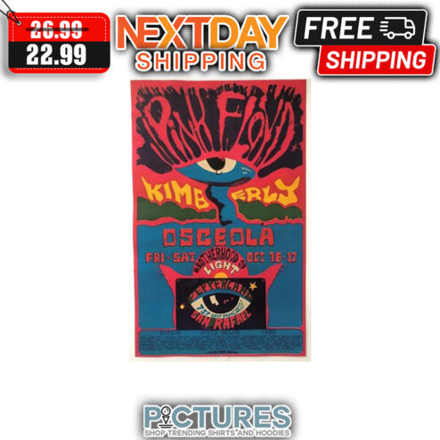 Pink Floyd Kimberly Osceola Fri-Sat Brotherhood Of Light Oct 16-17 Pepperland Concert shirt