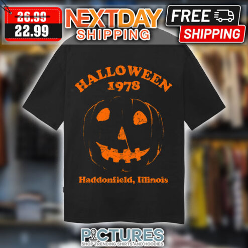 Pumpkin Halloween 1978 Haddonfield Illinois Vintage shirt