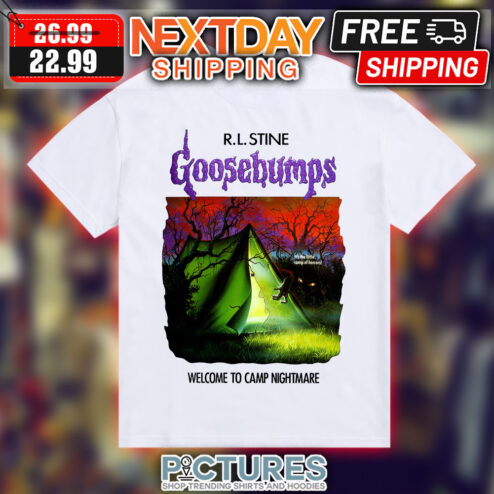 R L Stine Goosenumps Welcome To Camp Nightmare Halloween shirt