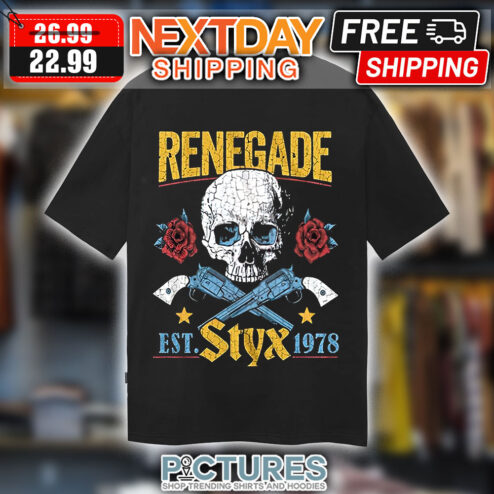Skull Renegade Est Styx 1978 Halloween Vintage shirt