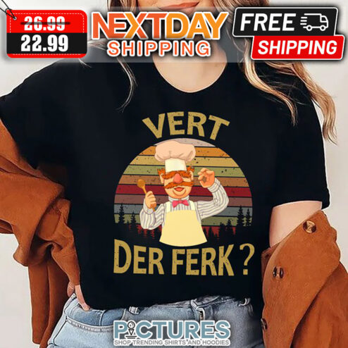 Vert Der Ferk Retro Sunset Vintage shirt