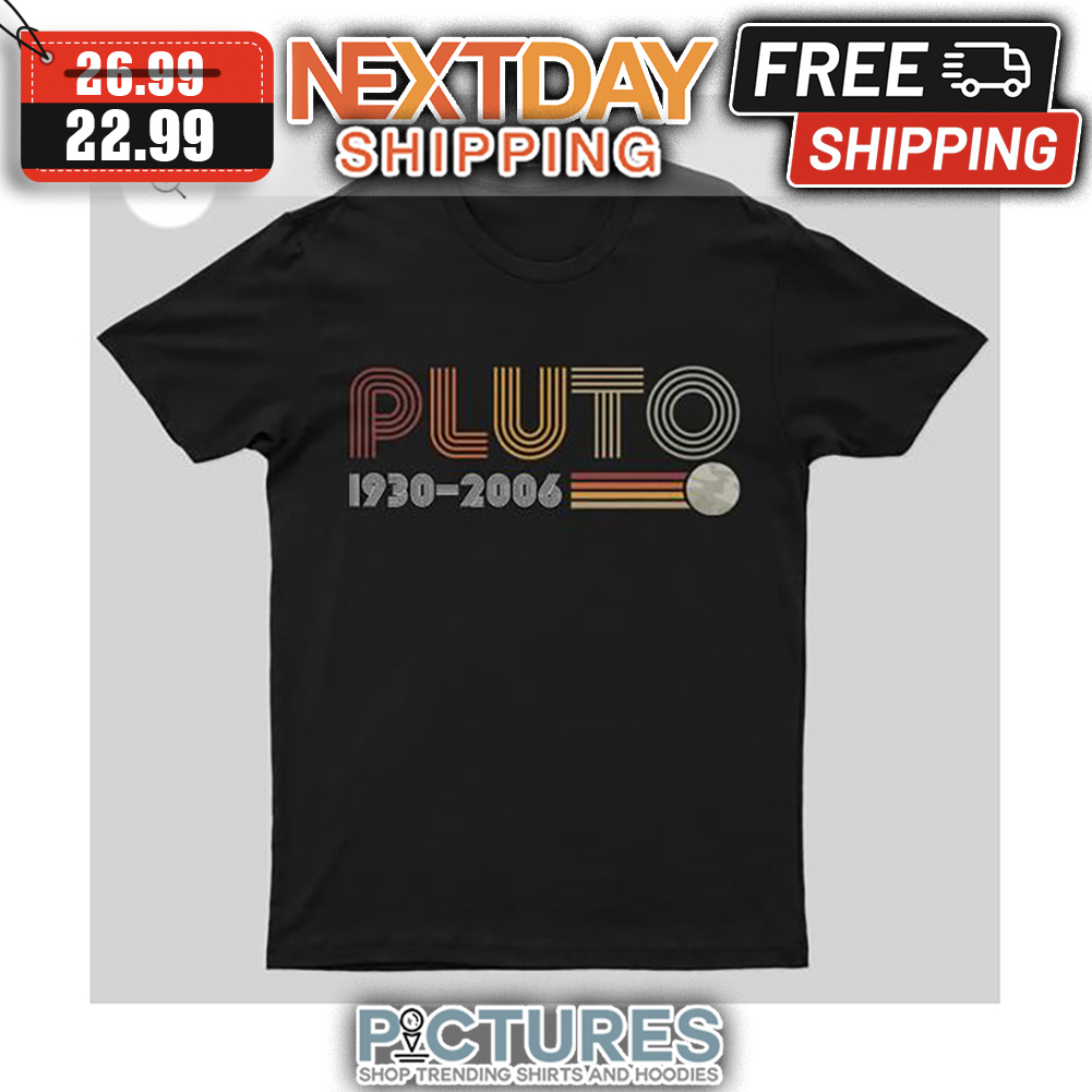 Pluto 1930-2006 Retro Sunset shirt