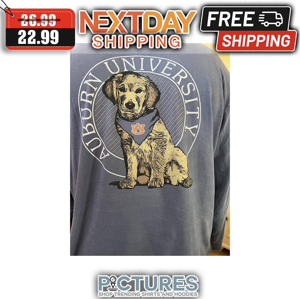 Golden Retriver Auburn University shirt