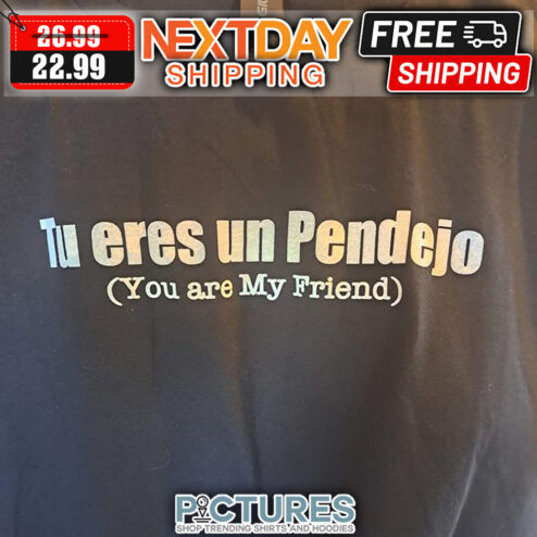 Tu Eres Un Pendejo You Are My Friend shirt