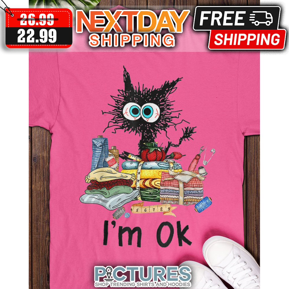 Crazy Cat I'm Ok shirt