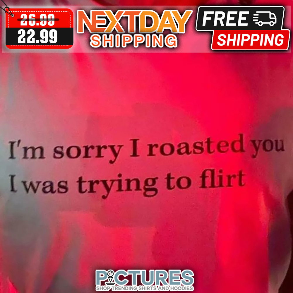 I'm Sorry I Roasted You I Was Trying To Flirt shirt