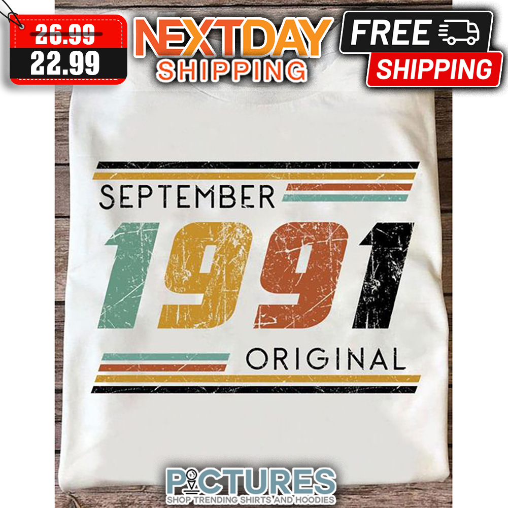 September 1991 Original Retro Vintage shirt