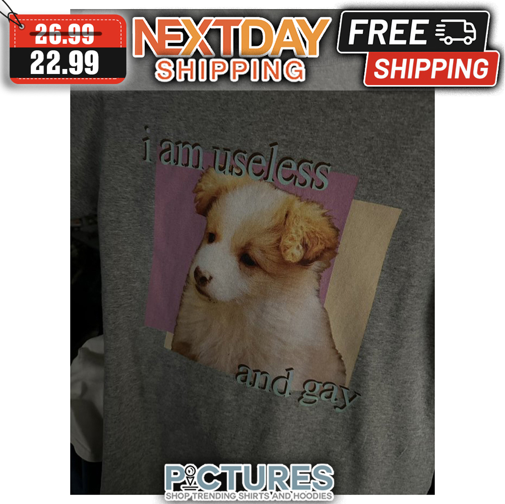 Dog I Am Useless And Gay shirt