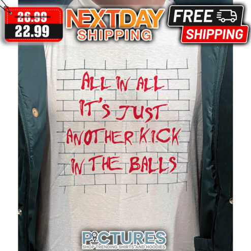 Wall All In All It's Just Another Kick In The Balls shirt
