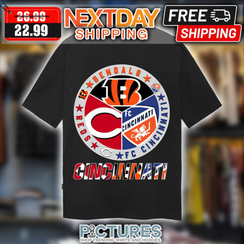 Red Bengals Fc Cincinnati Logo Sport Team Shirt