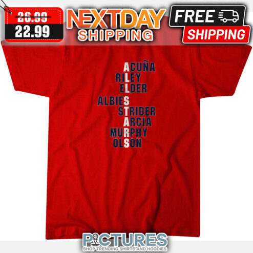 Atlanta Braves All-stars Players Team MLB shirt