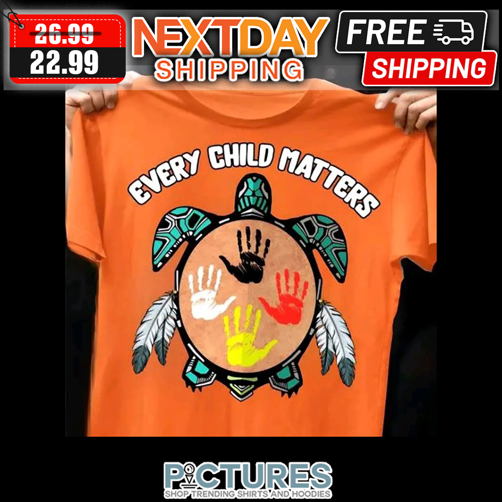Turtle Native Every Child Matters shirt