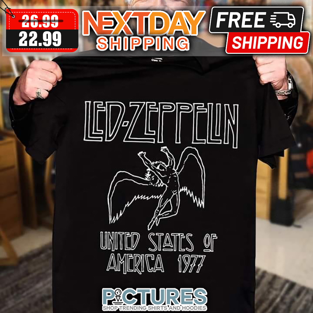 Led-zeppelin United States Of America 1977 shirt