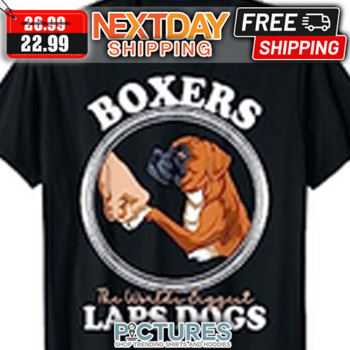 Boxers Laps Dogs shirt