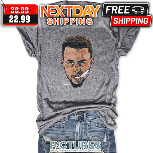 Steph Curry Face Art Golden State Warrior NBA Vintage shirt