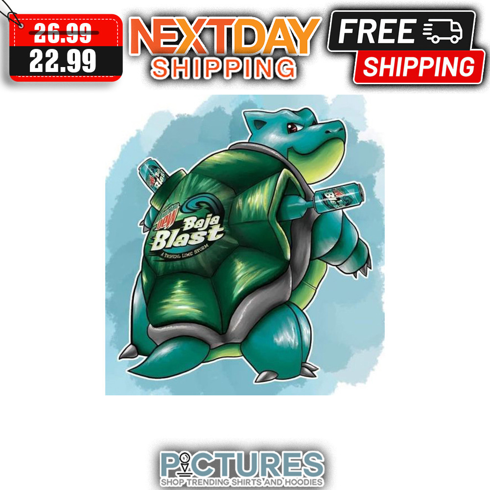 Turtle Baja Blast shirt