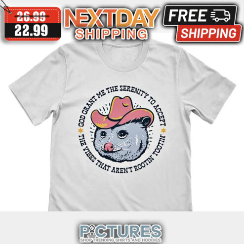 Mouse God Grant Me The Serenity To Accept The Vibes That Aren't Rootin' Tootin' shirt