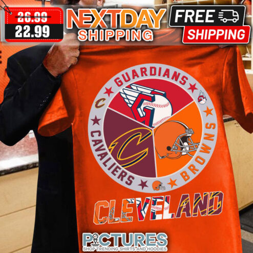 Cleveland Guardians Browns Cavaliers Team Sports shirt