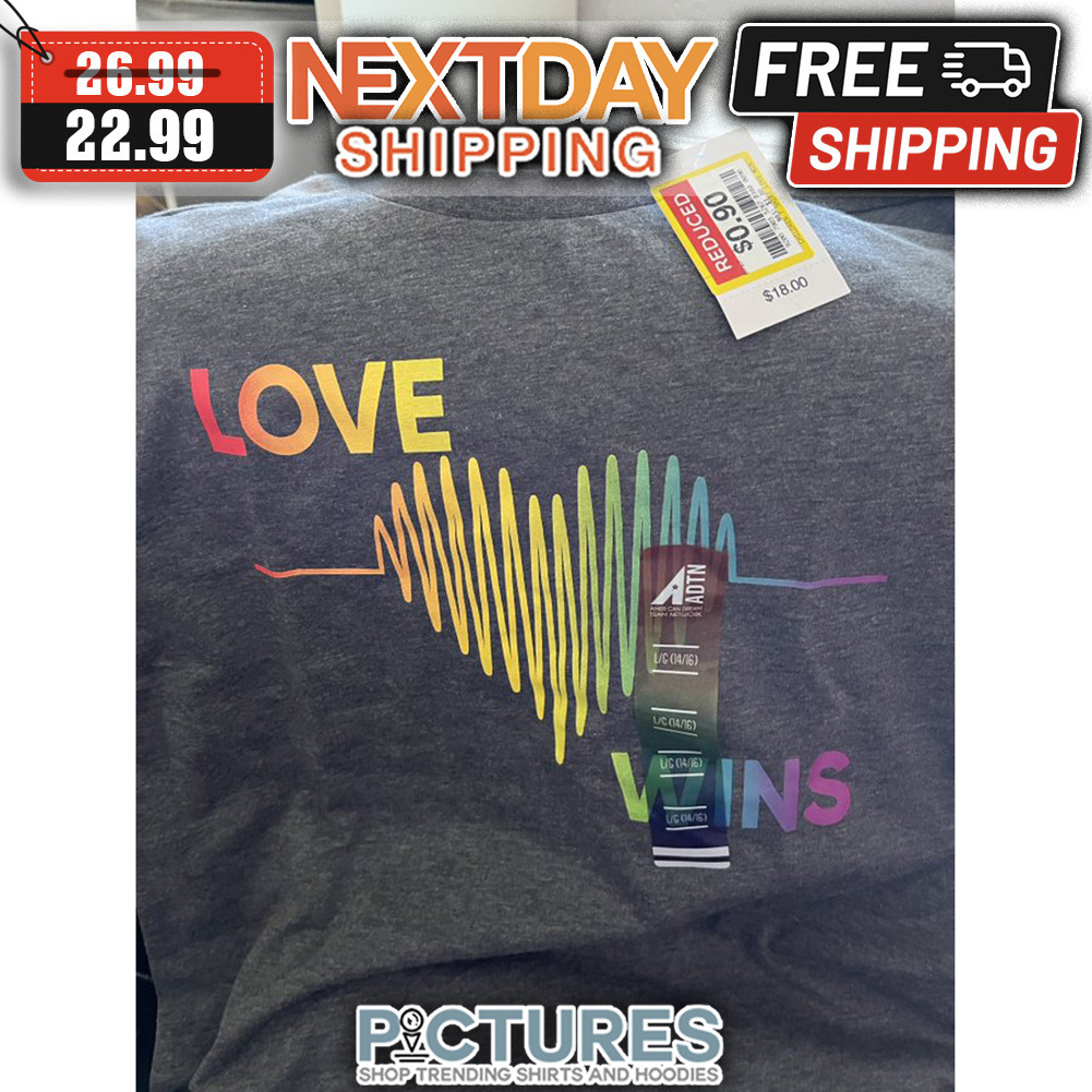 Heartbeat Love Wins LGBT shirt