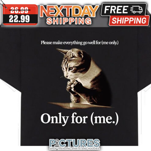 Cat Please Make Everything Go Well For Me Only Only For Me shirt