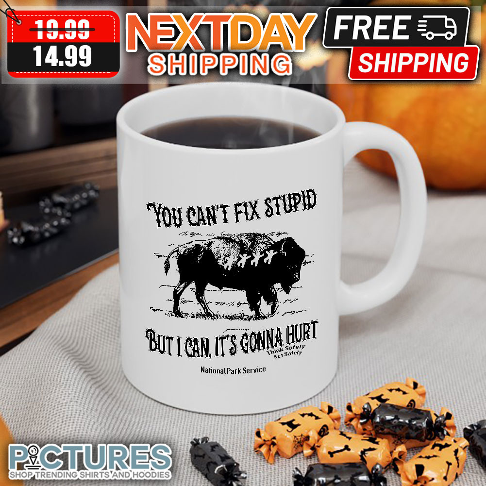 Cow You Can’t Fix Stupid but I Can, It’s Gonna Hurt mug