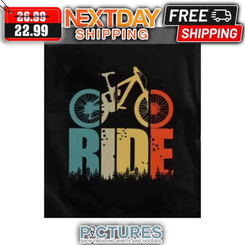 Bicycle Ride Forest Vintage shirt