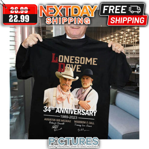 Lonesome Dove 34th Anniversary 1989-2023 Signatures shirt