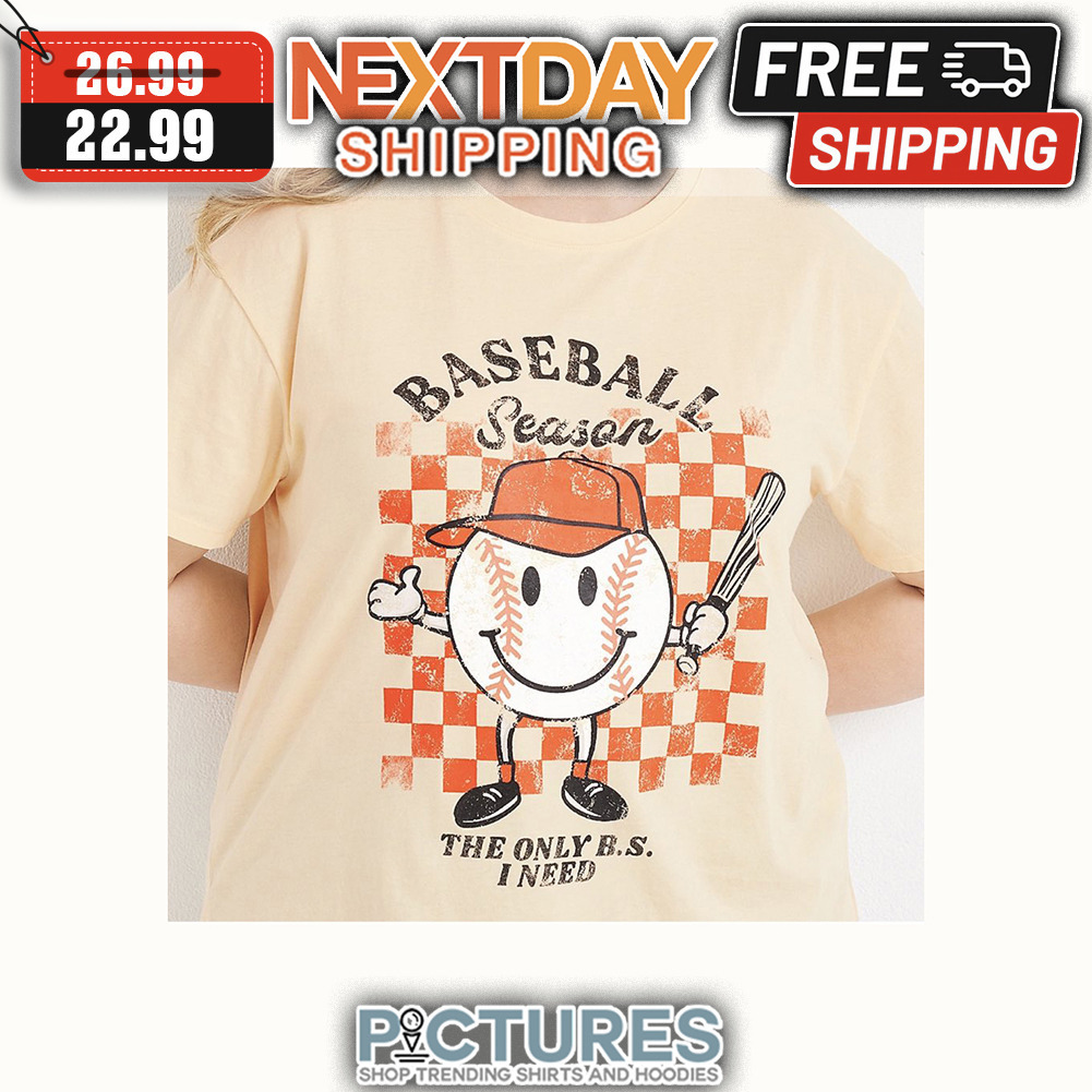Baseball Season The Only BS I Need Retro Vintage shirt