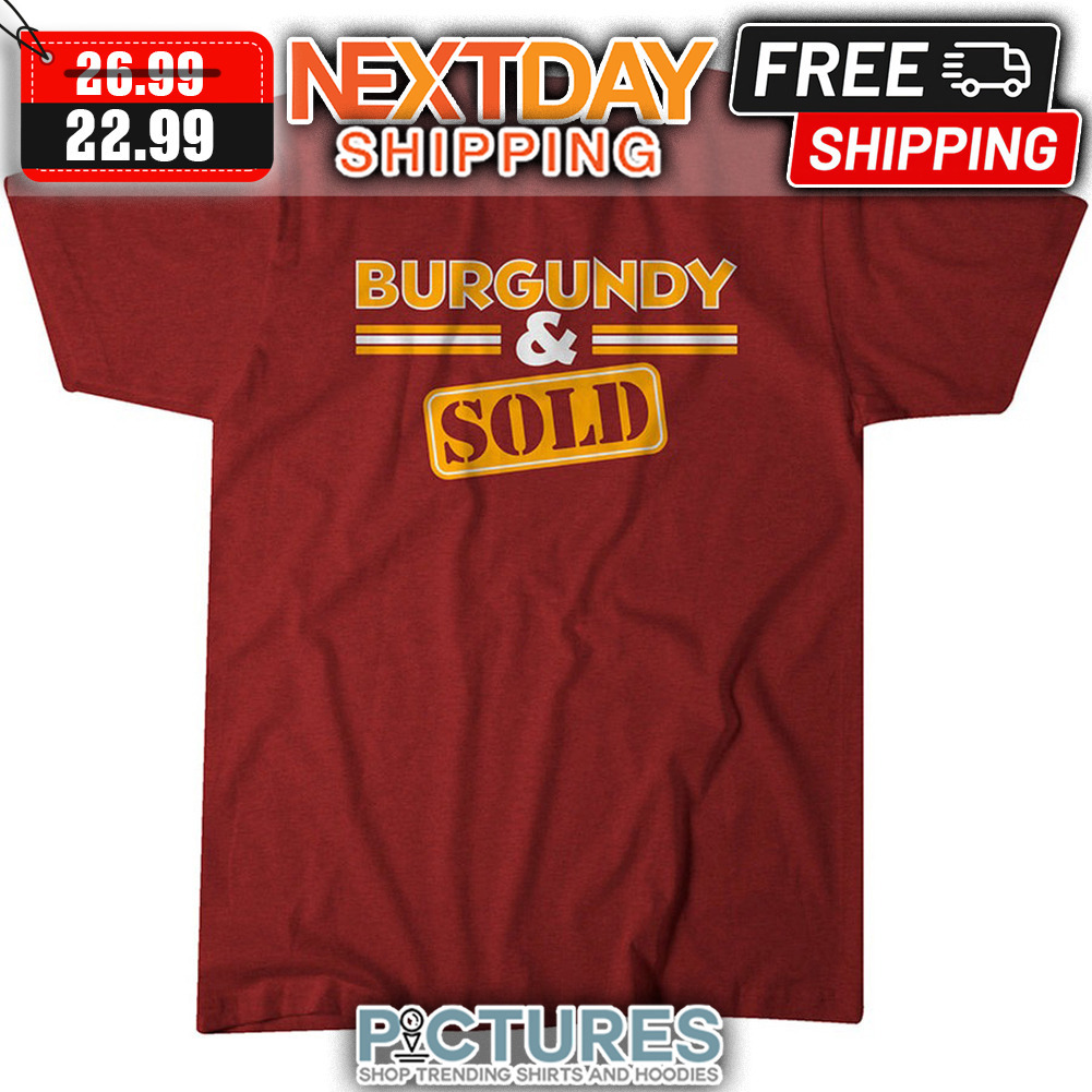 Burgundy ' Sold shirt
