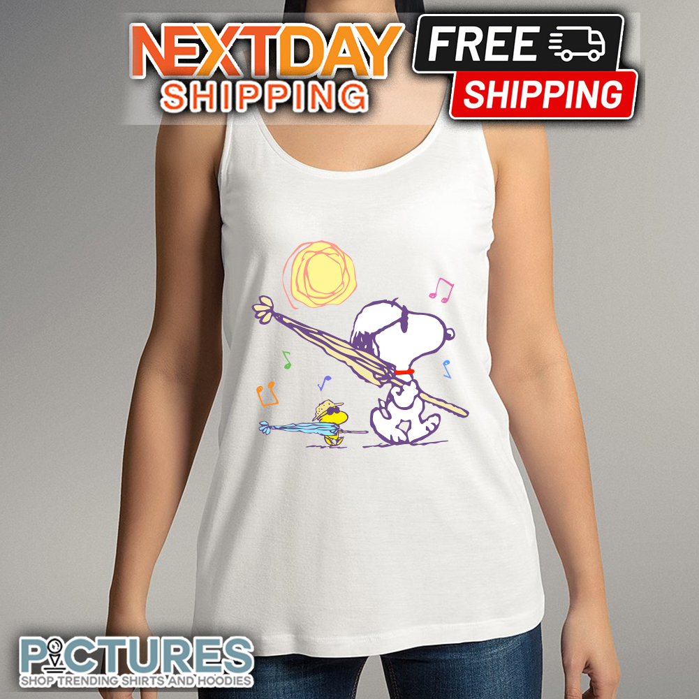 FREE shipping Snoopy And Woodstock Beach shirt, Unisex tee, hoodie