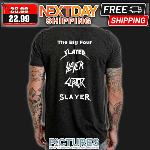 The big four Slayer shirt
