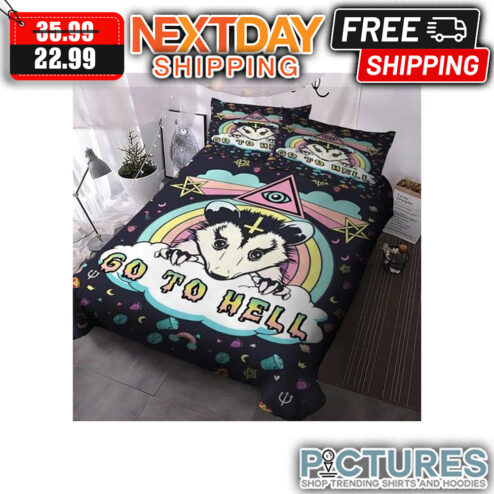 Opossum Go To Hell Blanket