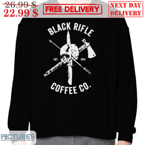 Axe Skull Black Rifle Coffee CO Shirt