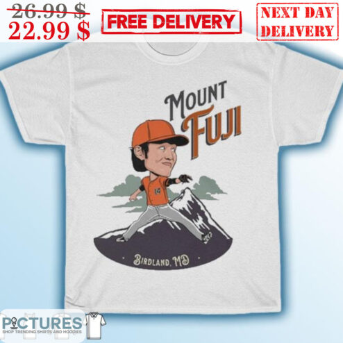 Baltimore Orioles Shintaro Fujinami Mount Fuji Birdland MD Shirt