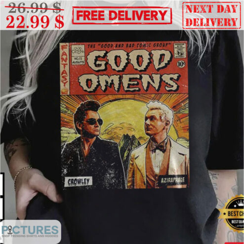 Good Omens The Good And Bad Comic Group Vintage Shirt