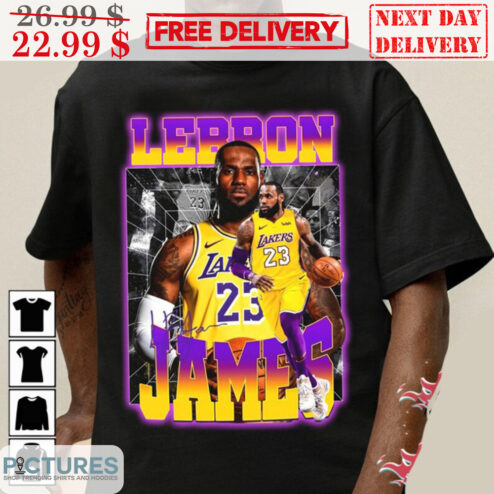 LeBron James 23 Los Angeles Lakers Shirt