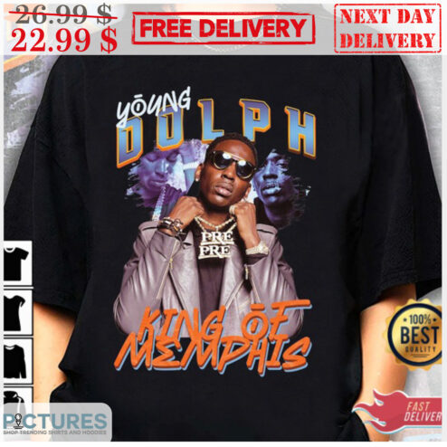 Young Dolph King Of Memphis Rapper Vintage Shirt