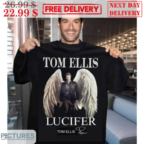 Tom Ellis Lucifer Signature Vintage Shirt
