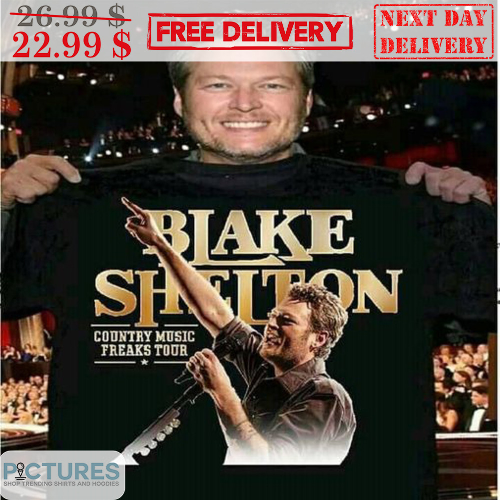 Blake Shelton Country Music Freaks Tour Vintage Shirt