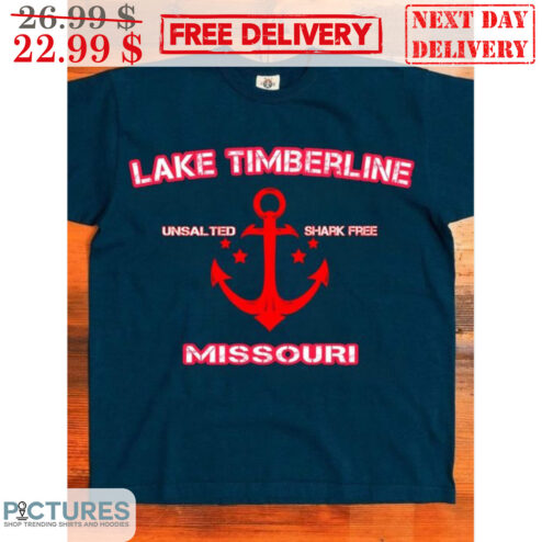 Anchor Lake Timberline Unsalted Shark Free Missouri Vintage Shirt