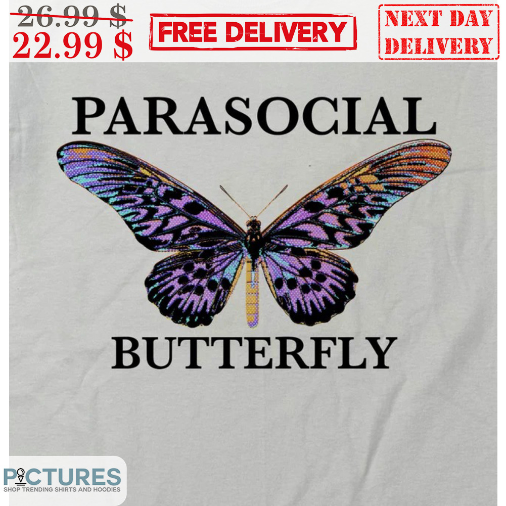 Parasocial Butterfly Neon Shirt