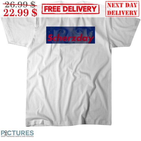 Max Scherzer Scherzday Texas Rangers Shirt