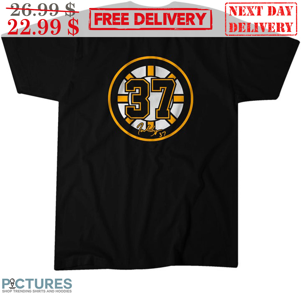 Patrice Bergeron 37 Boston Bruins Signature Shirt