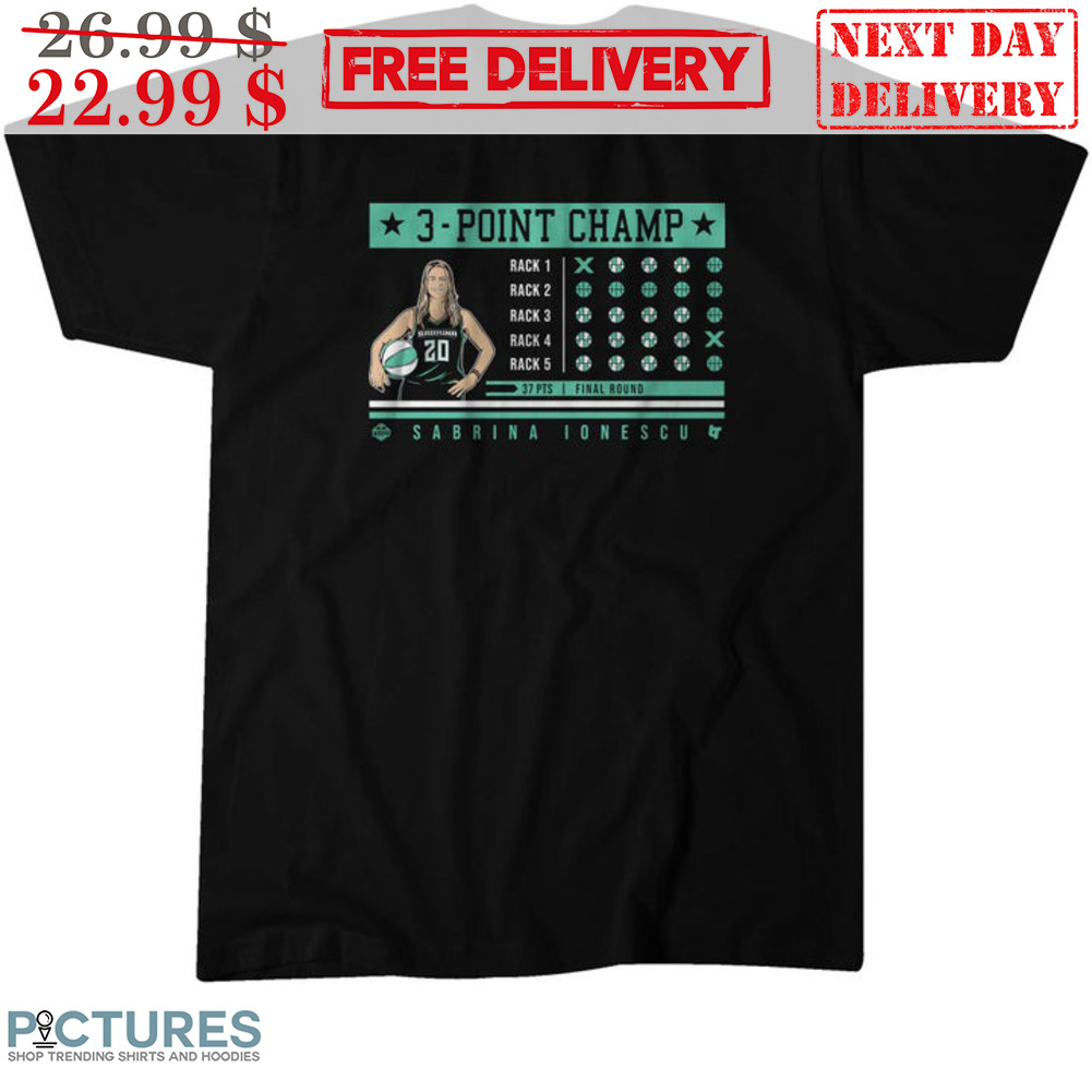 Sabrina Ionescu 3-Points Champ New York Liberty Shirt