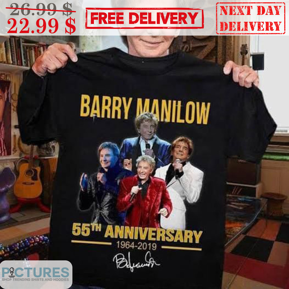 Barry Manilow 55th Anniversary Signature Vintage Shirt